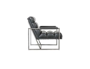 Topanga Accent Chair Charcoal MX - Rug & Home