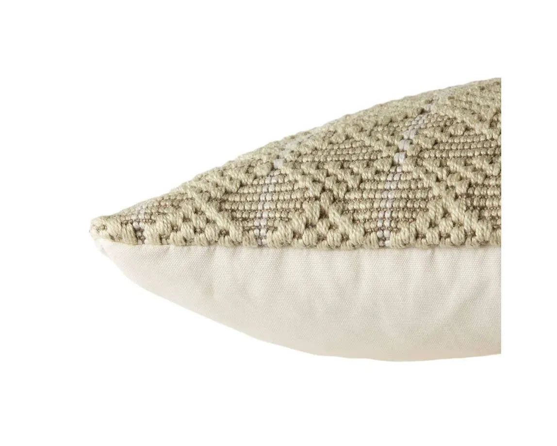 Torren TOR03 Light Green/Ivory Pillow