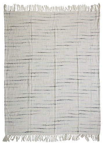 Torrent 80138GRY Grey Throw Blanket - Rug & Home
