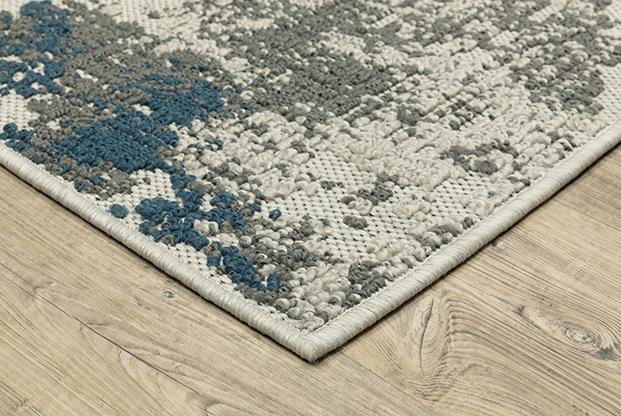 Torrey 140H1 Beige/Blue Rug - Rug & Home