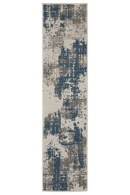 Torrey 140H1 Beige/Blue Rug - Rug & Home