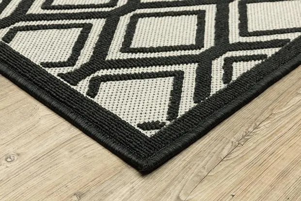 Torrey 4151G Beige/Black Rug - Rug & Home