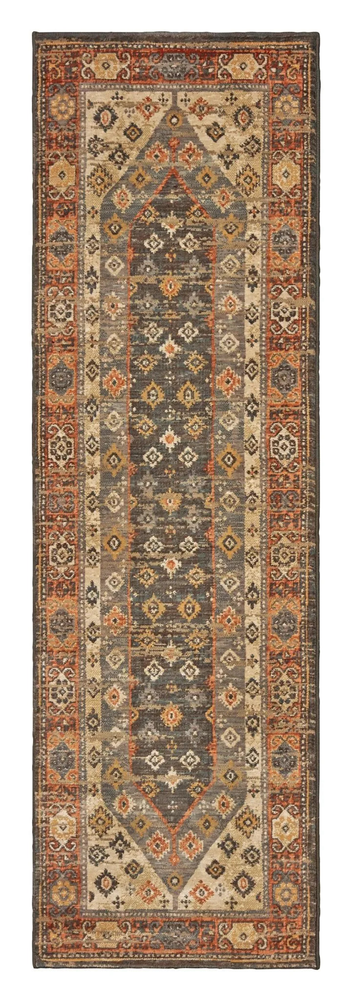 Toscana 9545D Orange Blue Rug - Rug & Home