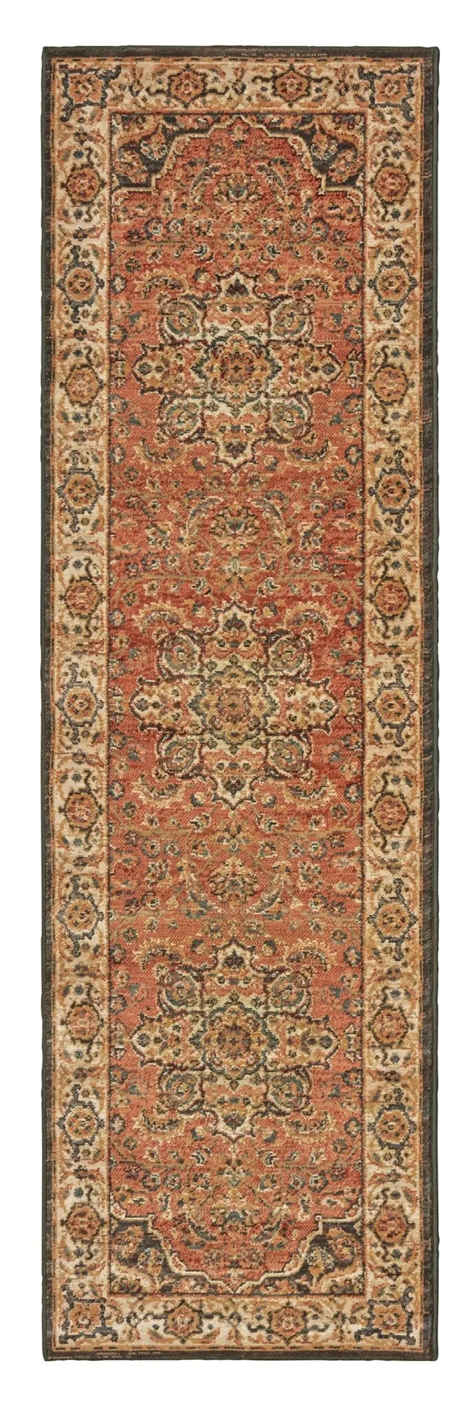 Toscana 9551B Orange Ivory Rug - Rug & Home