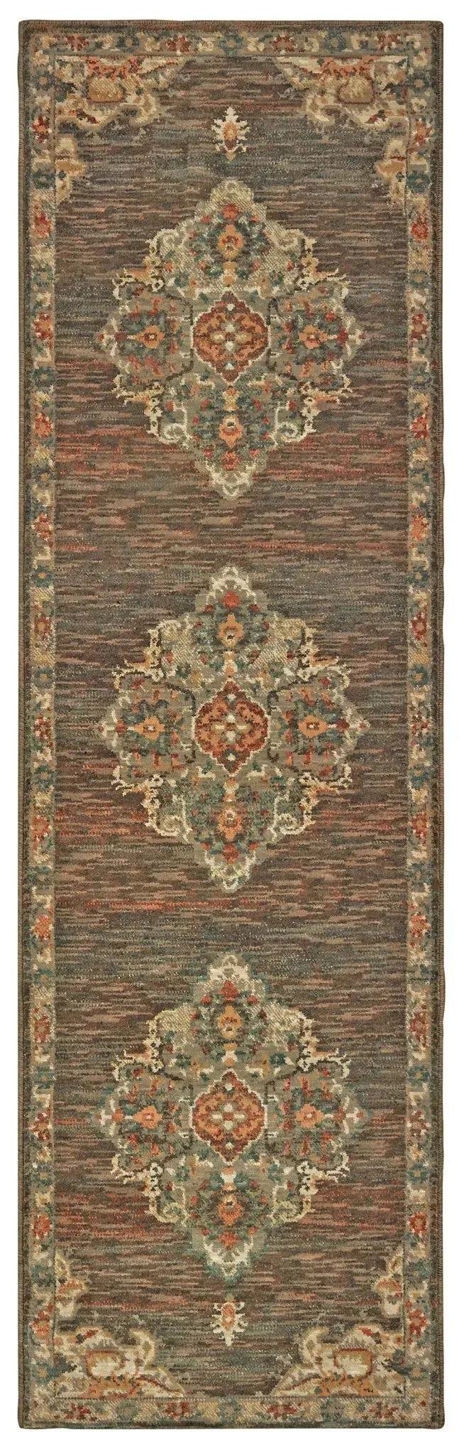 Toscana 9568C Charcoal Orange Rug