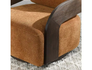 Toscana Swivel Accent Chair Amber - Rug & Home