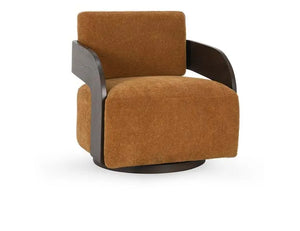 Toscana Swivel Accent Chair Amber - Rug & Home