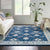 Tranquil TRA10 Navy/Ivory Rug - Rug & Home