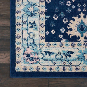 Tranquil TRA10 Navy/Ivory Rug - Rug & Home