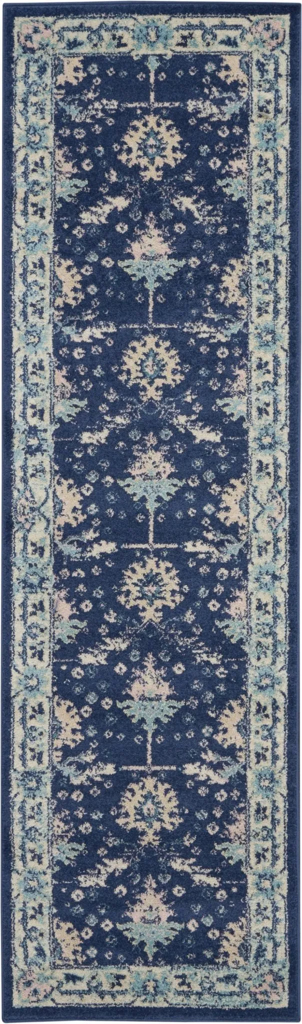 Tranquil TRA10 Navy/Ivory Rug - Rug & Home