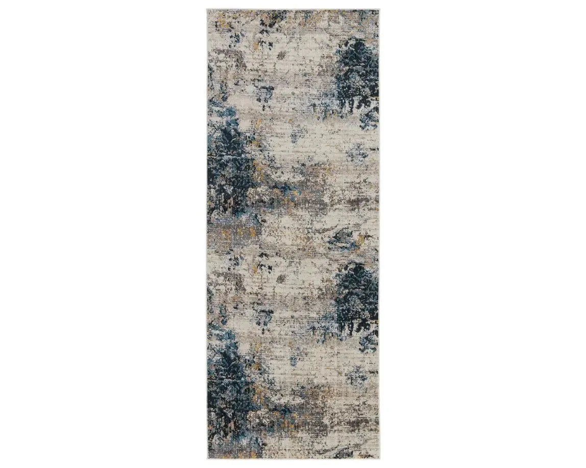 Tunderra TUN05 Teal/Gold Rug - Rug & Home