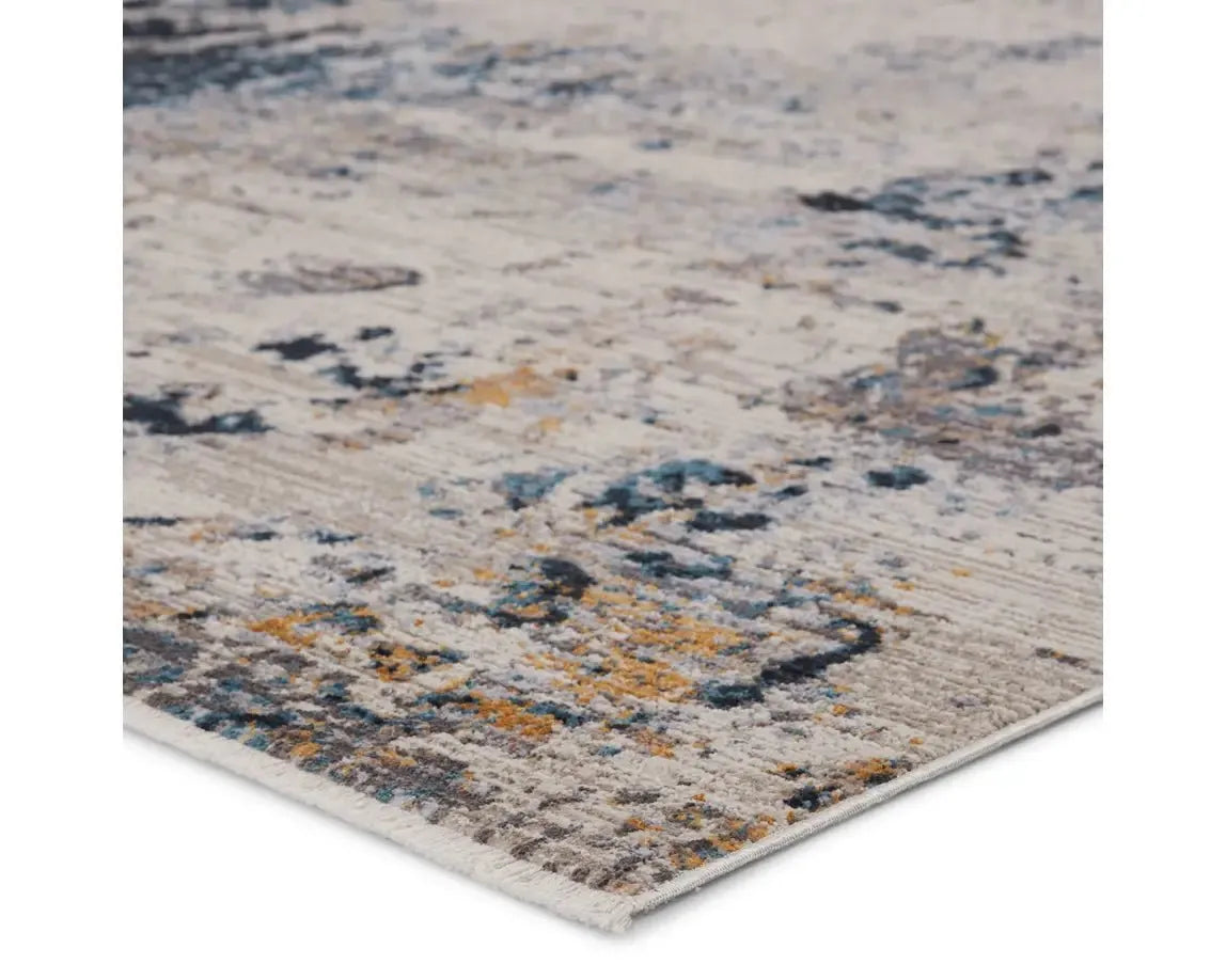 Tunderra TUN05 Teal/Gold Rug - Rug & Home