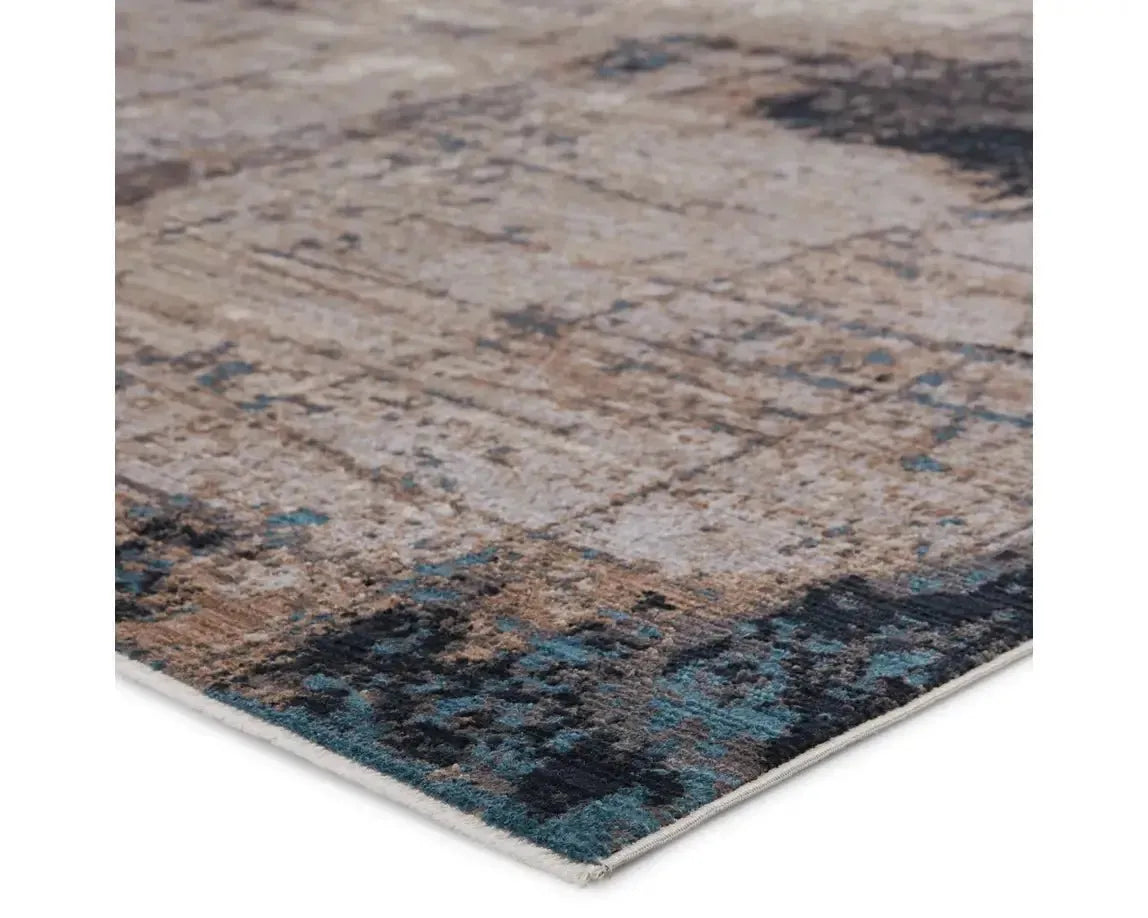 Tunderra TUN07 Brown/Teal Rug