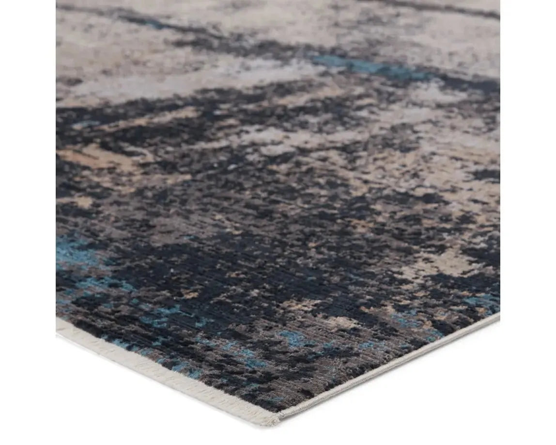 Tunderra TUN09 Light Taupe/Teal Rug - Rug & Home