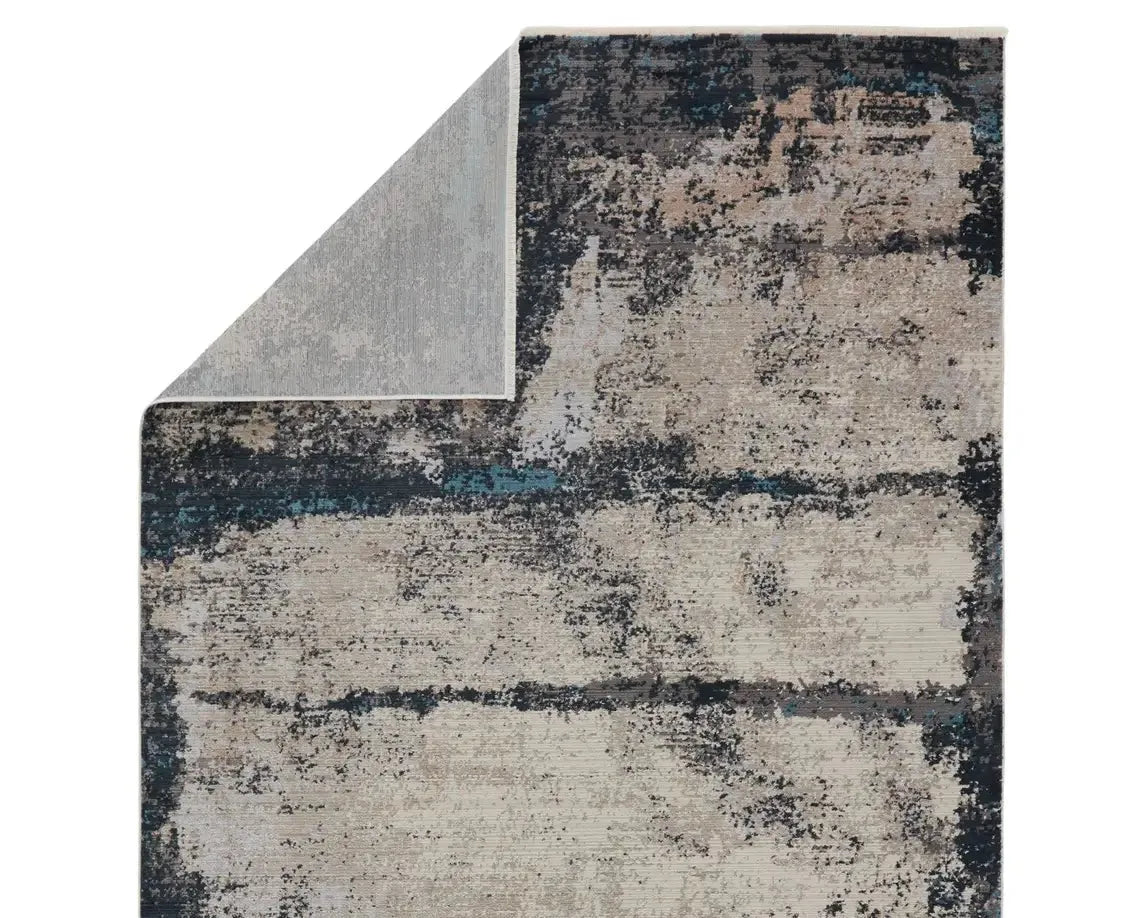 Tunderra TUN09 Light Taupe/Teal Rug - Rug & Home