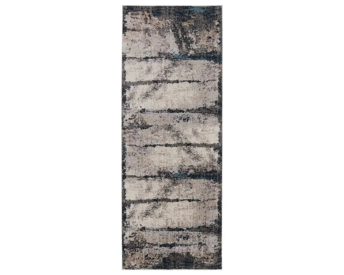 Tunderra TUN09 Light Taupe/Teal Rug - Rug & Home