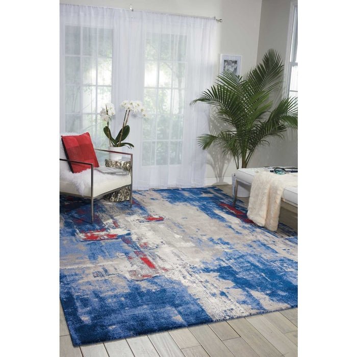 Twilight TWI20 Grey/Blue Rug - Rug & Home