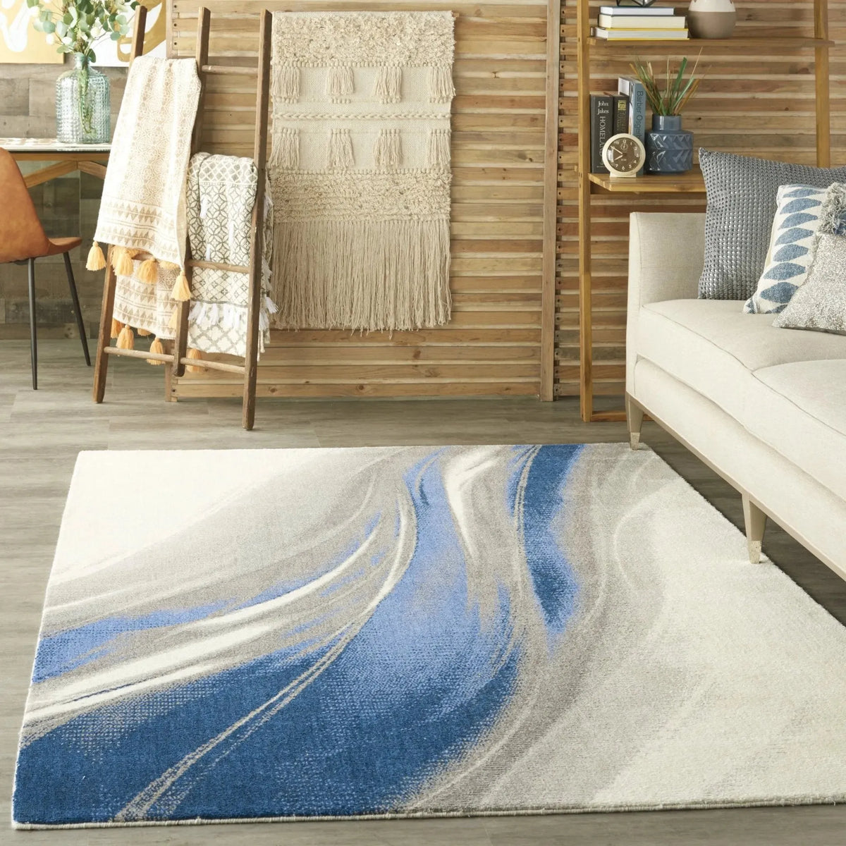 Twilight TWI28 Ivory Grey Blue Rug