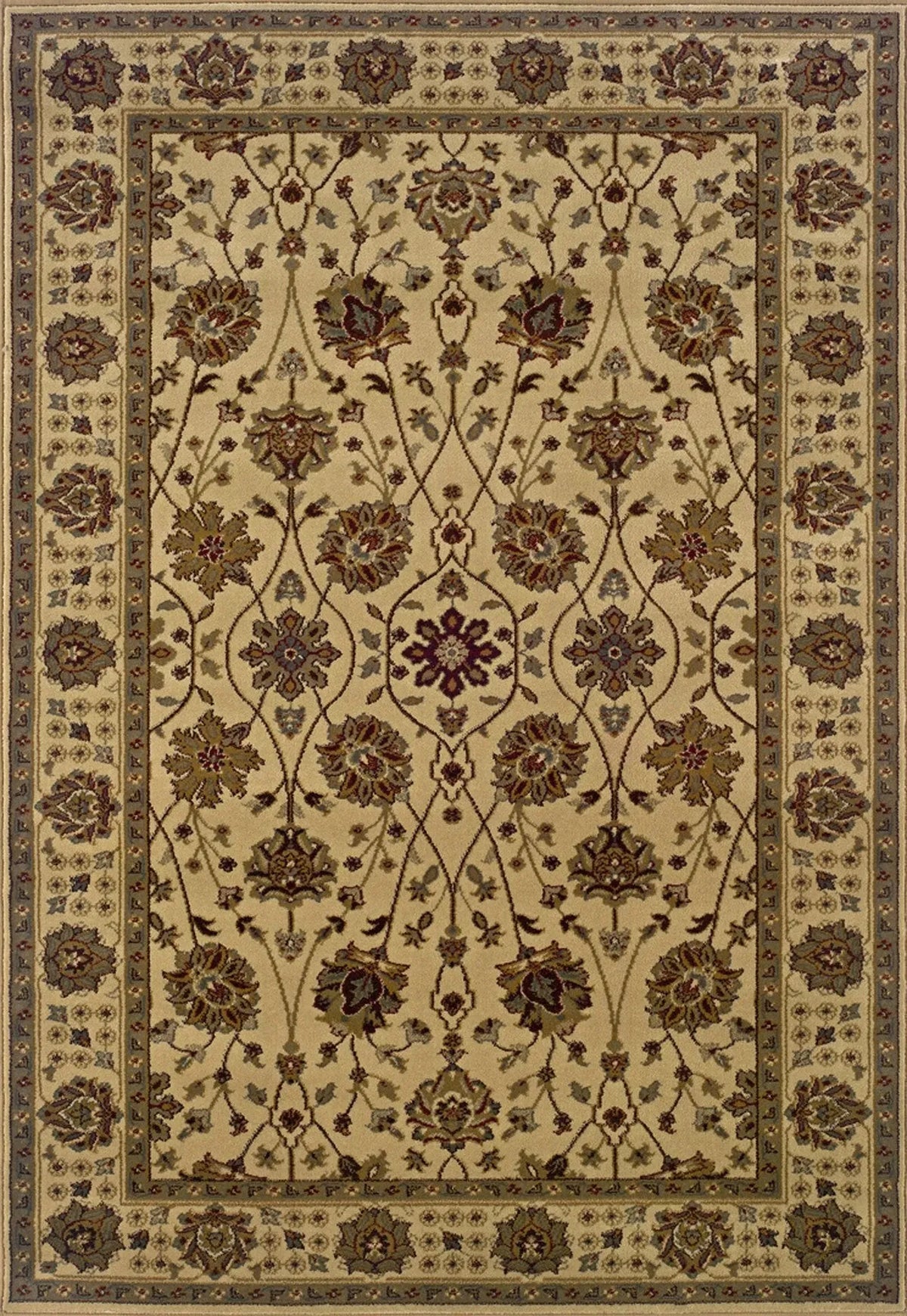 Tybee 733i Beige / Green Rug