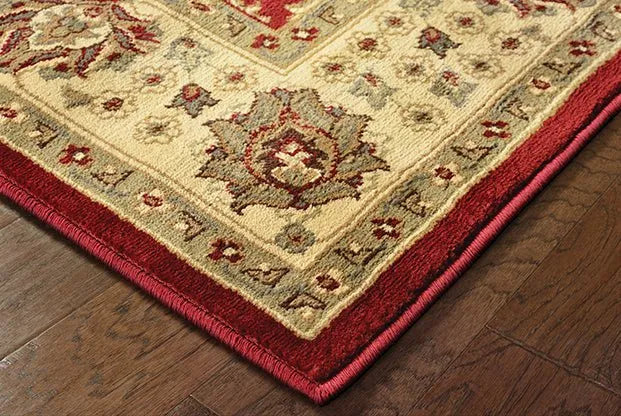 Tybee 733R Red / Beige Rug - Rug & Home