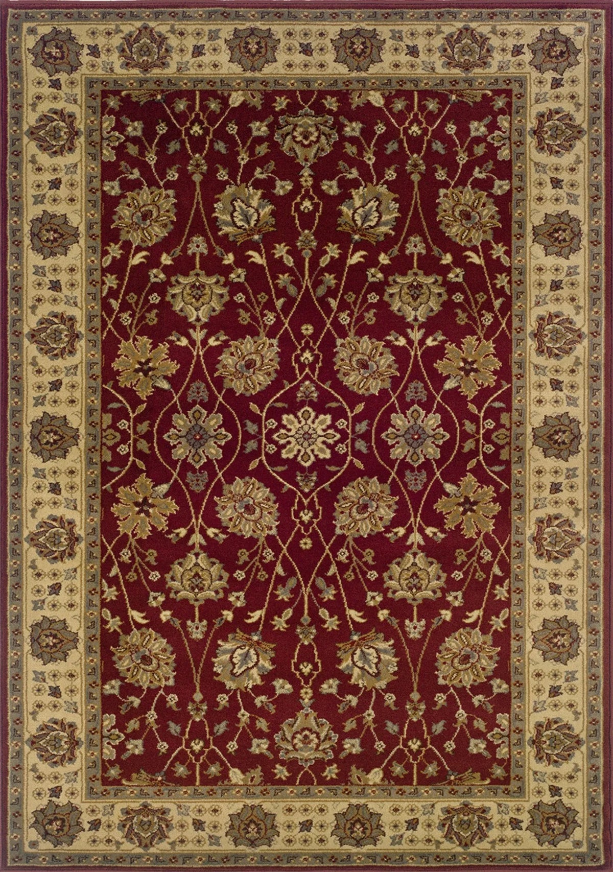 Tybee 733R Red / Beige Rug - Rug & Home