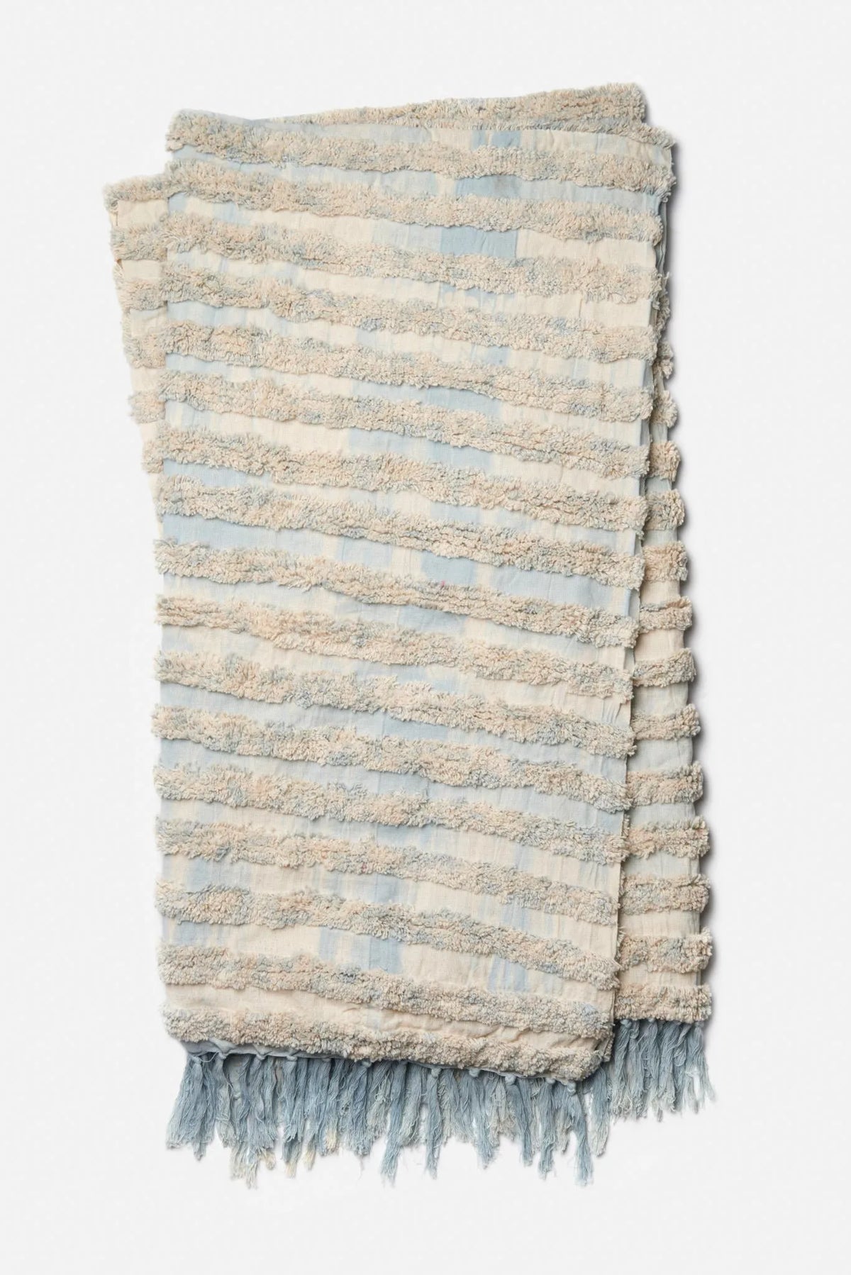 Tyra T0031 Lt. Blue Throw Blanket - Rug & Home