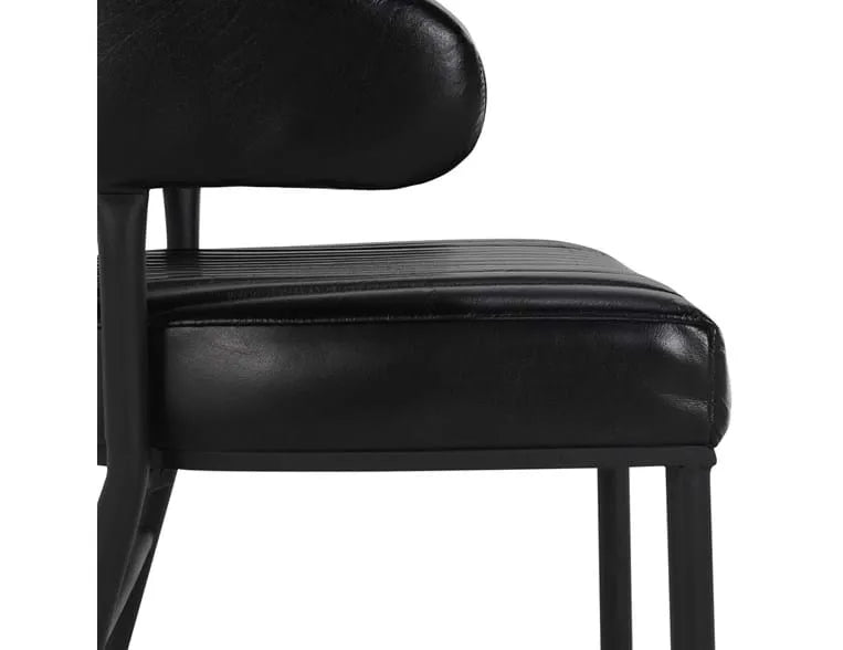 Umbria 26" Counter Stool Jet Black