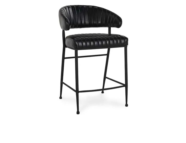 Umbria 26" Counter Stool Jet Black - Rug & Home