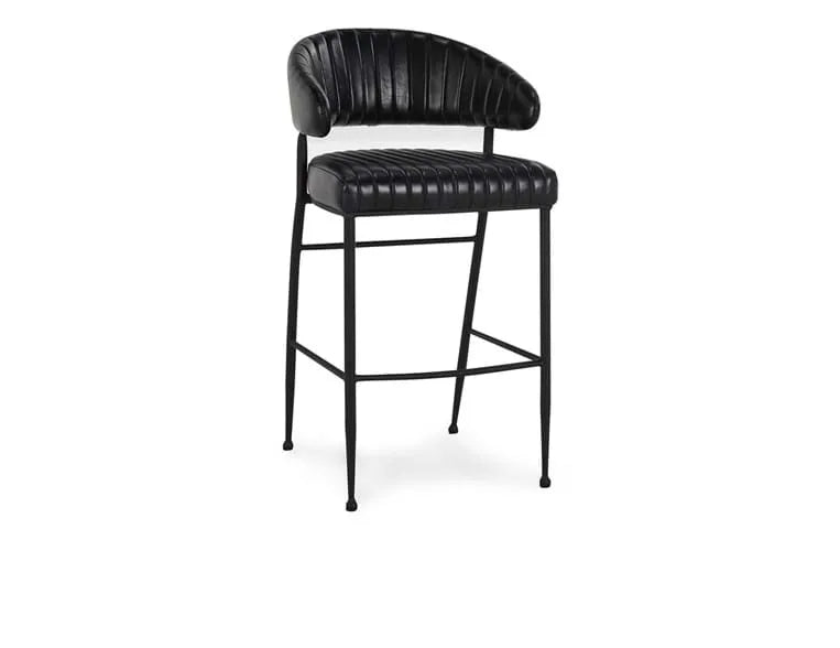 Umbria 30" Bar Stool Jet Black