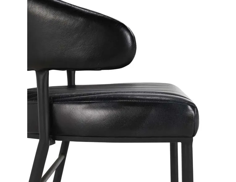 Umbria 30" Bar Stool Jet Black