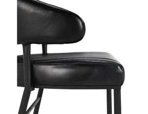 Umbria 30" Bar Stool Jet Black - Rug & Home