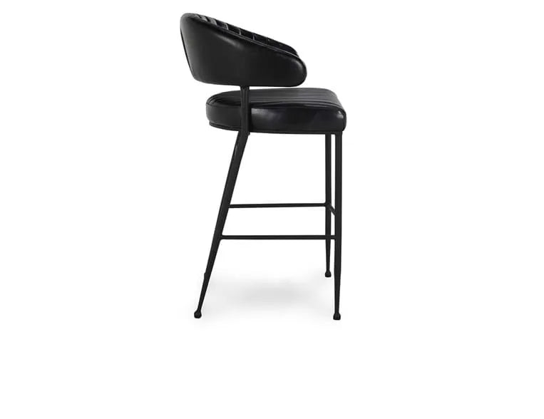 Umbria 30" Bar Stool Jet Black