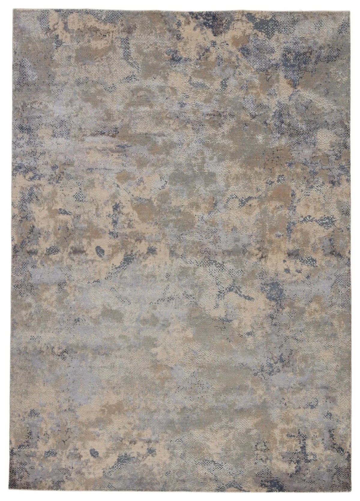 Unstring By Kavi Ubv04 Khamaj Light Gray/Blue Rug