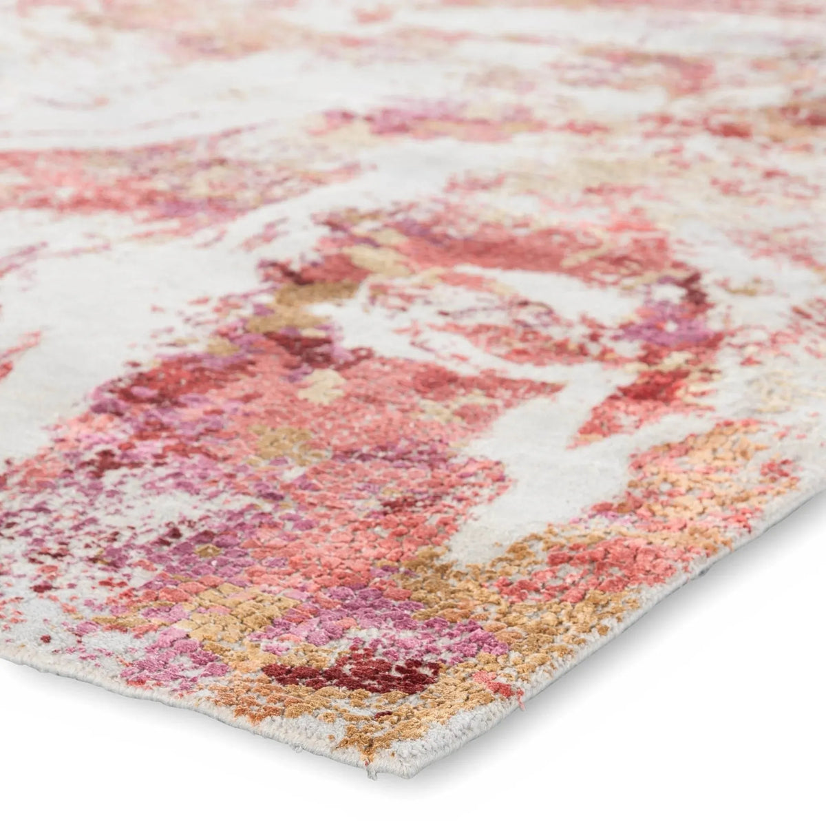 Unstring By Kavi UBV07 Ajri 2 Vapor Blue/Desert Sand Rug