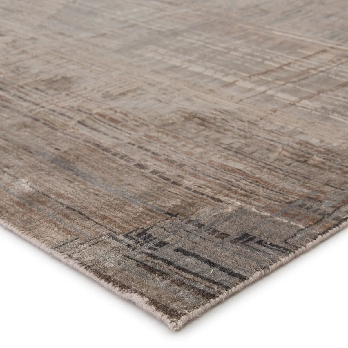 Unstring by Kavi UBV08 Mauzek Gray/Tan Rug