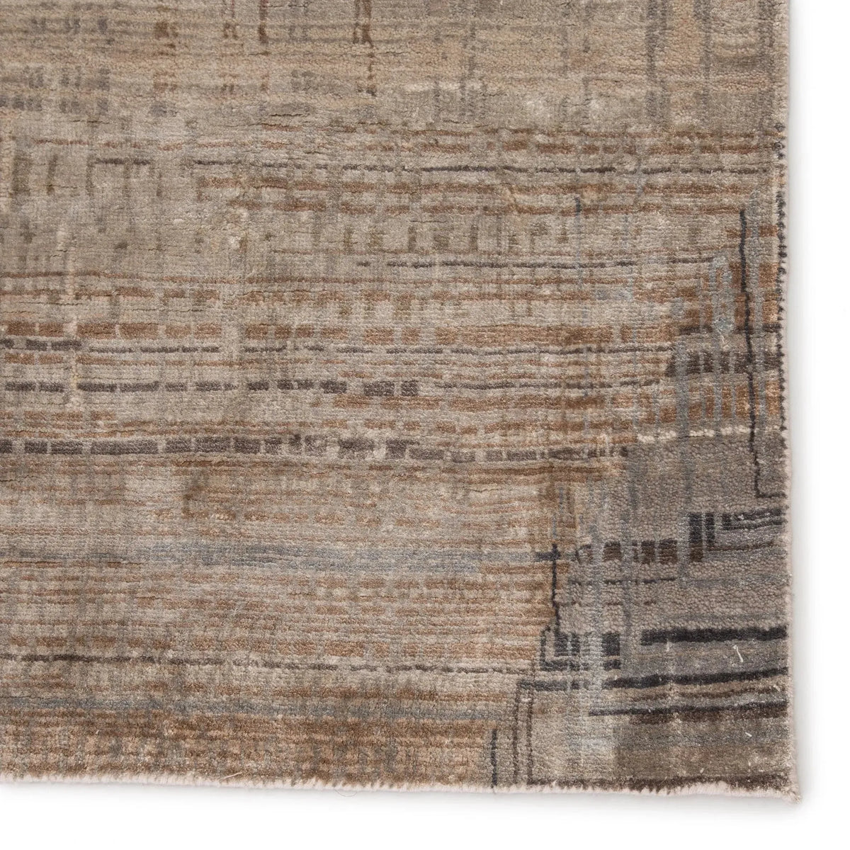 Unstring by Kavi UBV08 Mauzek Gray/Tan Rug