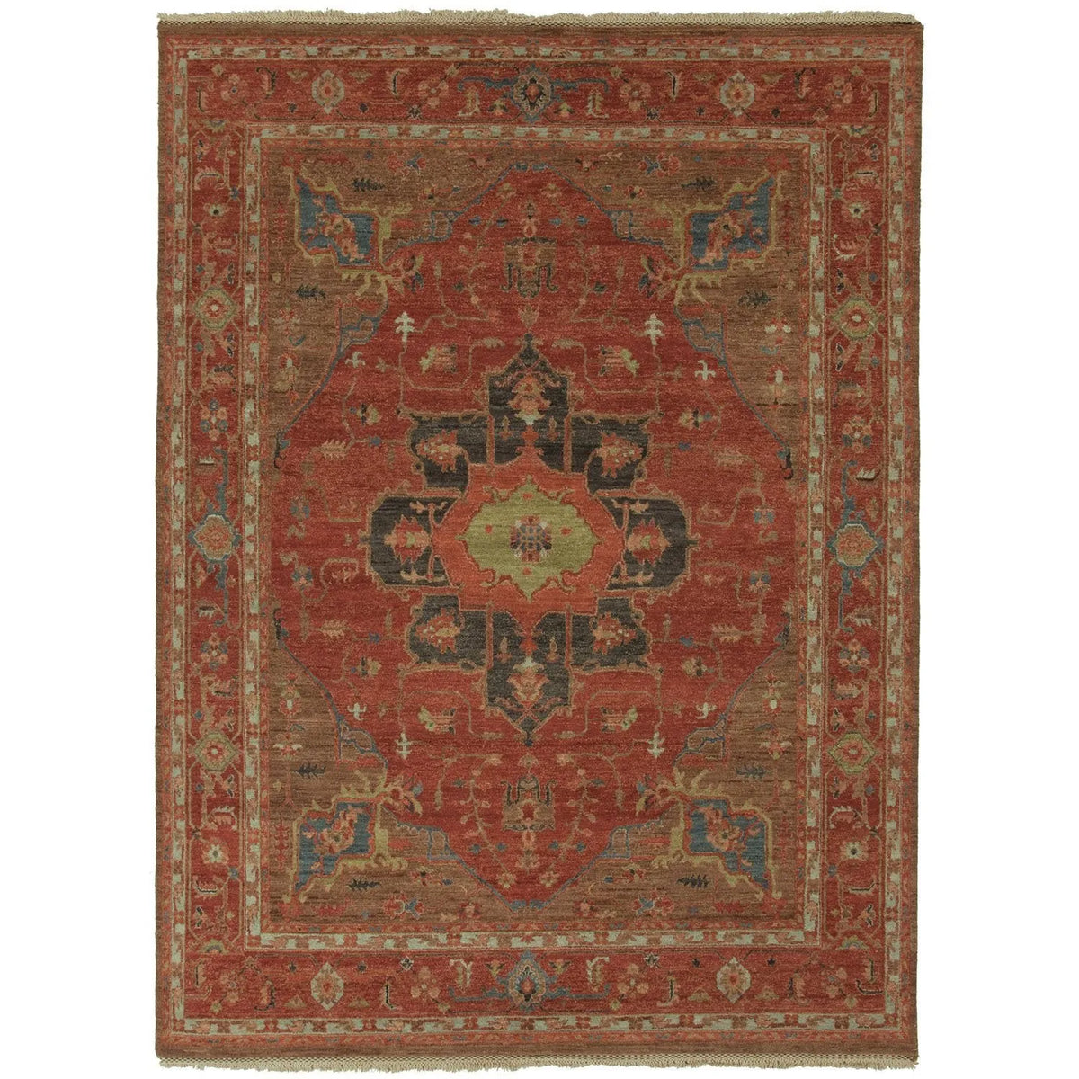 Uptown By Artemis UT02 York Red / Brown Rug - Rug & Home