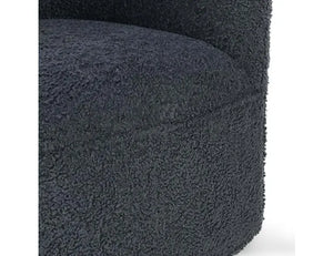 Valencia Swivel Accent Chair Blue - Rug & Home