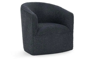 Valencia Swivel Accent Chair Blue - Rug & Home