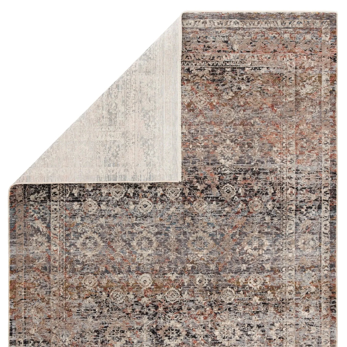 Valentia Vln03 Elio Gray/Black Rug