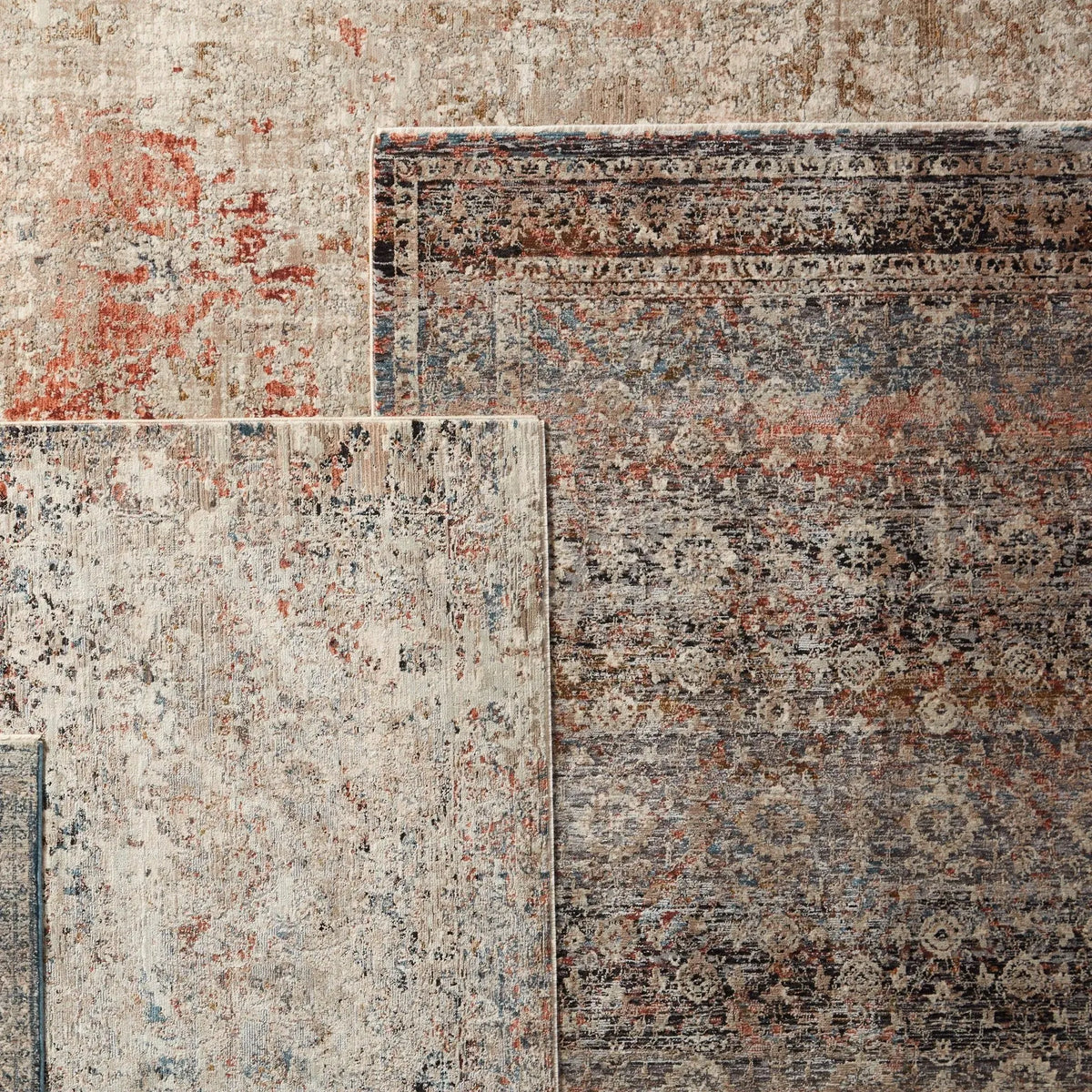 Valentia Vln03 Elio Gray/Black Rug