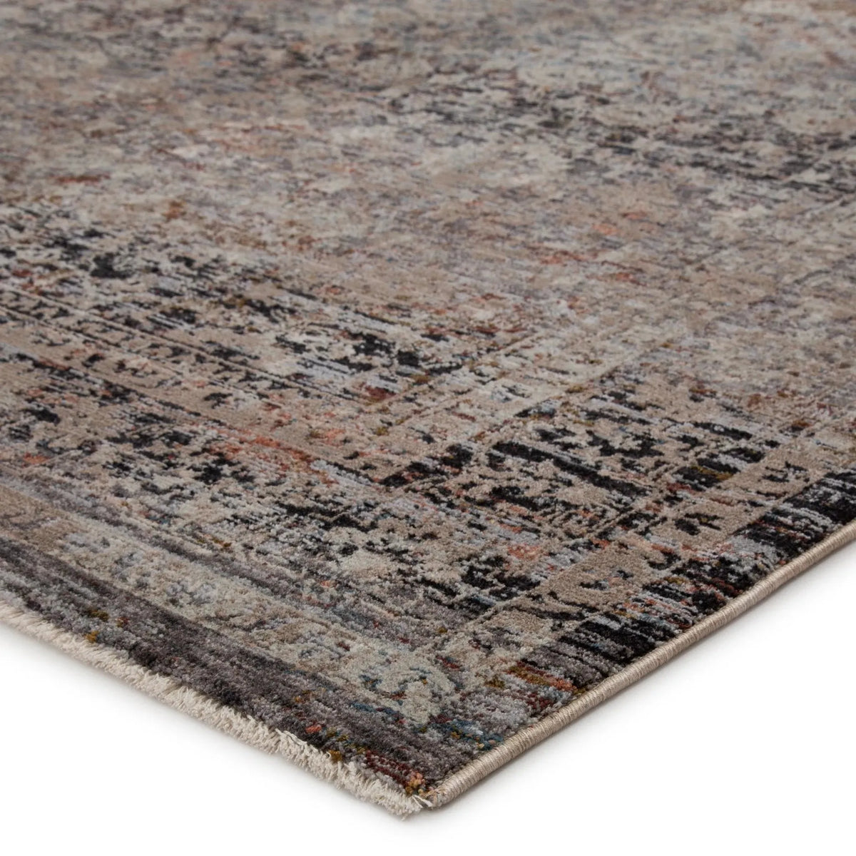 Valentia Vln03 Elio Gray/Black Rug