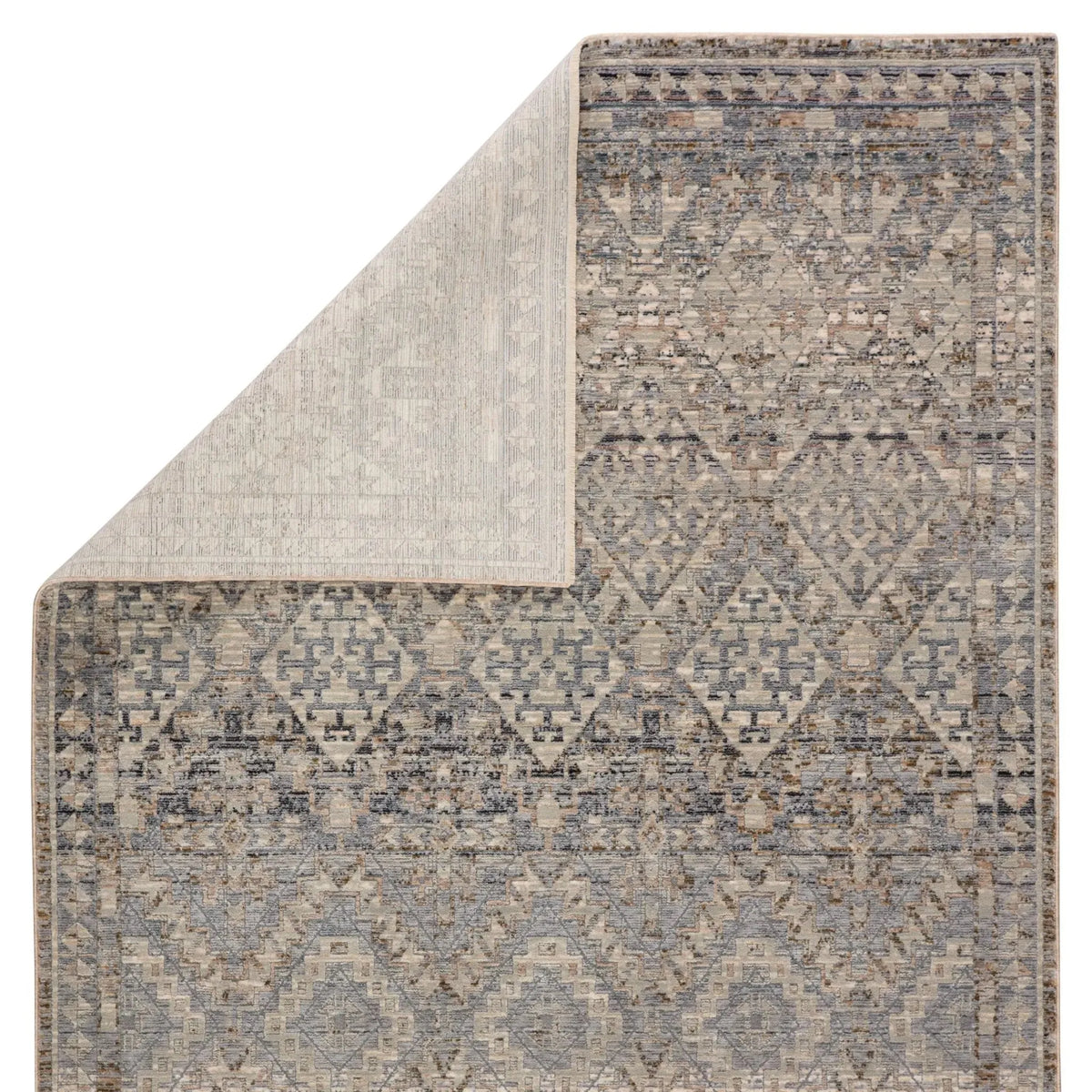 Valentia Vln06 Cashel Gray/Dark Blue Rug