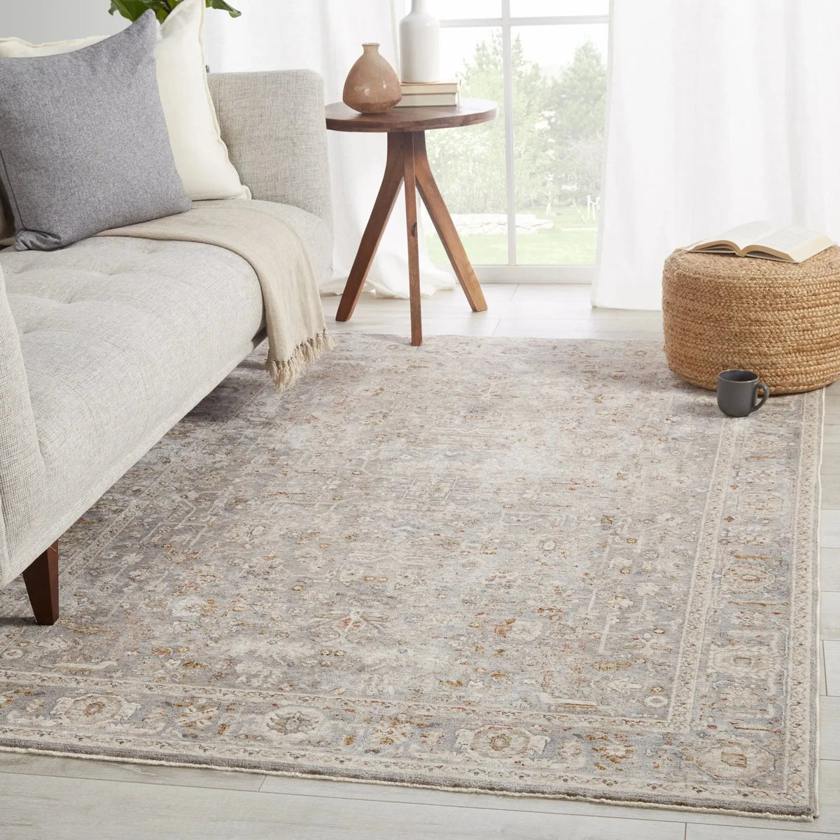 Valentia Vln08 Amaris Gray/Cream Rug