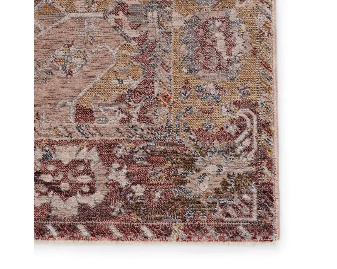 Valentia VLN11 Maroon/Gold Rug - Rug & Home