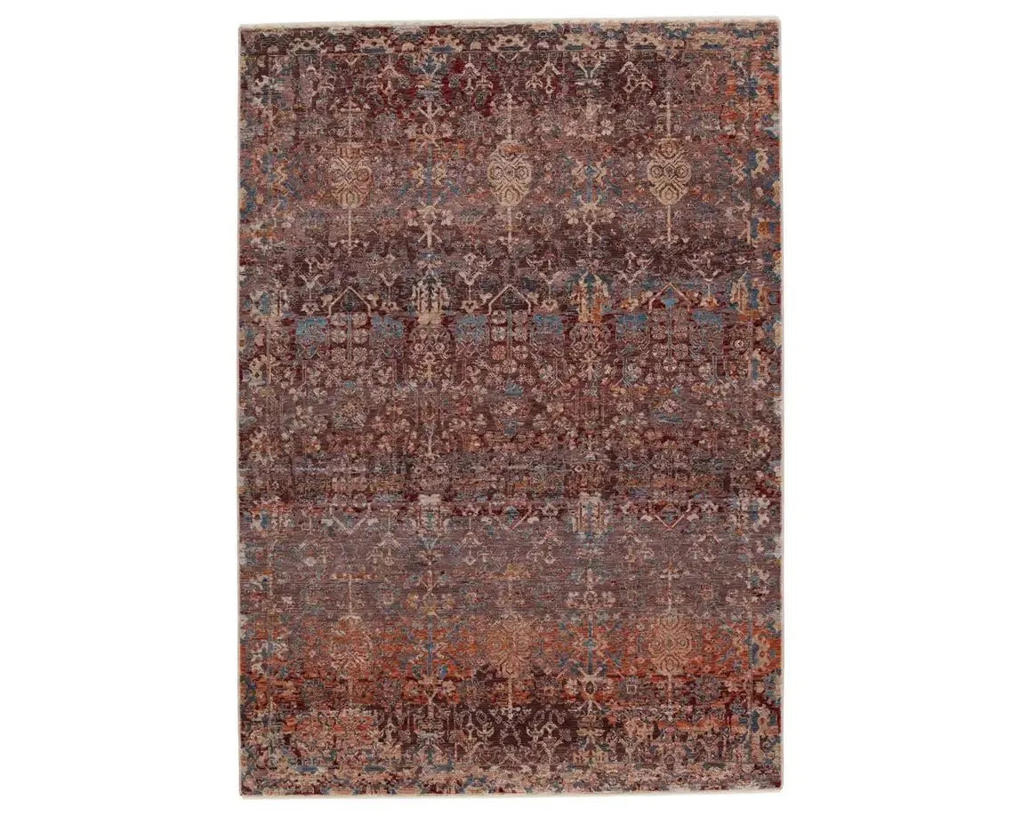 Valentia VLN18 Maroon/Gold Rug - Rug & Home