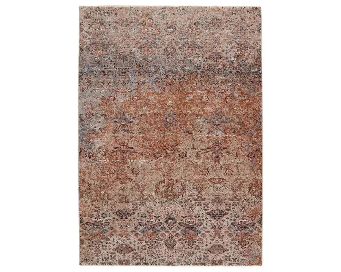 Valentia VLN19 Terracotta/Gold Rug