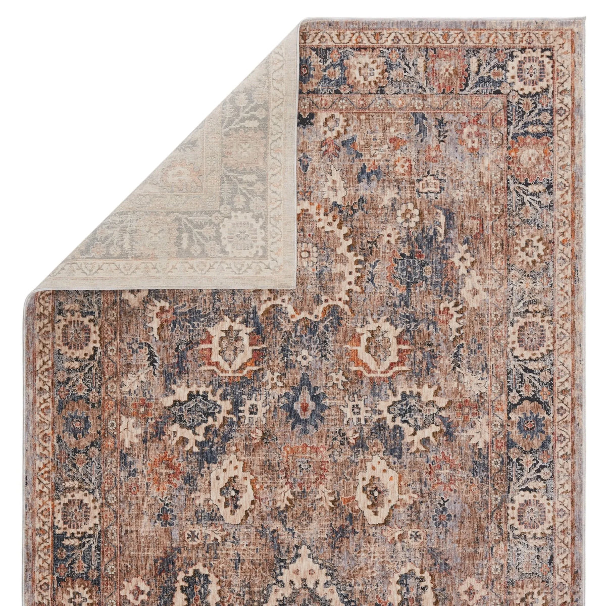 Vanadey Vnd02 Inari Light Taupe/Blue Rug - Rug & Home