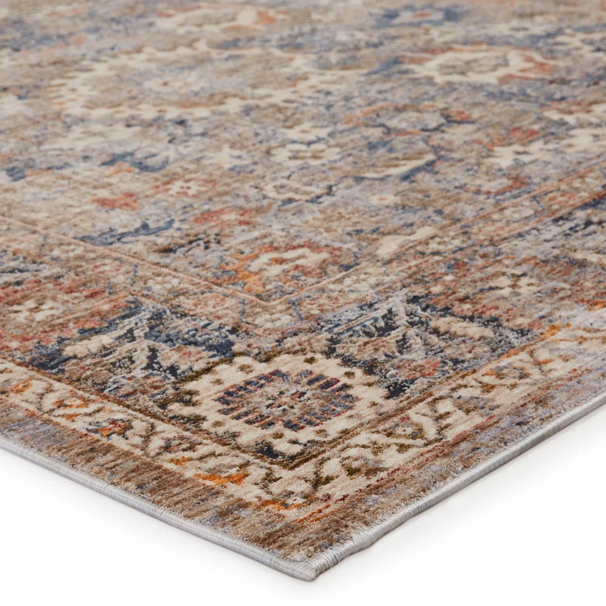 Vanadey Vnd02 Inari Light Taupe/Blue Rug - Rug & Home