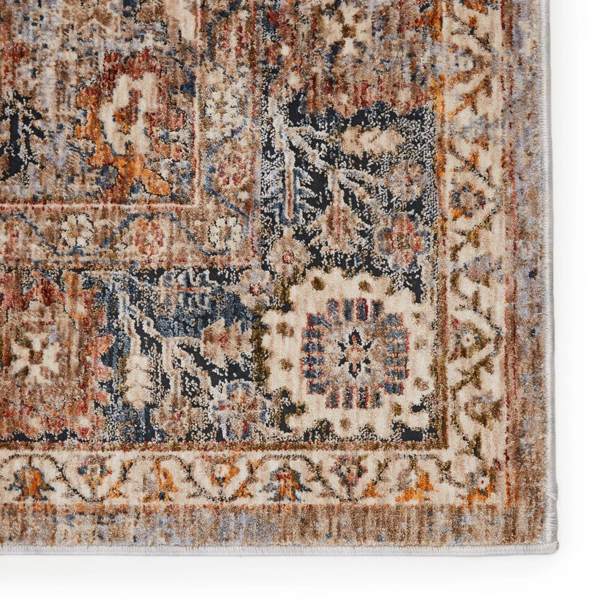 Vanadey Vnd02 Inari Light Taupe/Blue Rug - Rug & Home